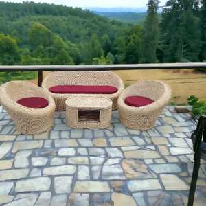 Nouvel arrivage Ensemble de mobilier d'extérieur moderne et luxueux Meubles d'extérieur en rotin et osier Ensemble de canapés de jardin avec coussin Canapé de patio en rotin - Product Image 5