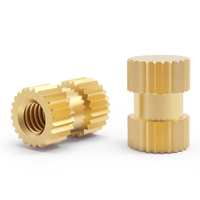 Precision Thread Molded Brass Insert for LED Module Assembly OEM