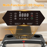 Caminadora Eléctrica Plegable Motorizada con Pantalla LCD, Mini Caminadora Eléctrica para Hacer Ejercicio en Casa