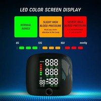 Nouveau tensiomètre numérique électronique portable de type bras pour la maison, moniteur de pression artérielle intelligent à LED