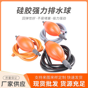 Chinese Style Tea Tray Drain Pipe With Automatic Water Absorption Ball Silicone Curved Drainage System For Tea Table Easy - Product Image 5