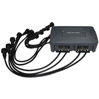 Répartiteur de signal DMX512 RDM étanche à 8 canaux, isolé IP65, amplificateur et distributeur DMX 8 voies pour éclairage de scène extérieur