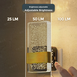 Fcmila Acrylic LED nitelights bong bóng phong cách <span class=keywords><strong>dch2</strong></span> nightlight hoàng hôn bình minh cảm biến tường cắm LED đêm đèn cho phòng ngủ phòng tắm - Product Image 2