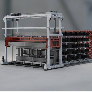 Profilo industriale sistema di magazzino in acciaio su misura tubi impilamento <span class=keywords><strong>rack</strong></span> per macchina di taglio Laser - Product Image 6