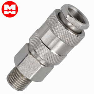 2 Raccords Air Rapide 1/4" NPT - Laiton/acier, Style I/M, Neufs, USA