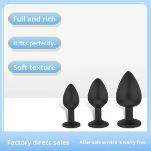 Sex toy <span class=keywords><strong>Plug</strong></span> anal adulte en silicone pour hommes diamantés pour la stimulation de la prostate et les taquineries du point G pour le jeu anal - Product Image 6