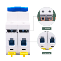 TOMZN 1P 2P DC MCB 6KA 500V Mini Circuit Breaker 3A 6A 10A 16A 20A 25A 32A 40A 50A 63A Sambungan Y