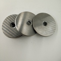 Poids de stabilisateur de tir à l'arc usiné CNC en tungstène et acier inoxydable, 1-4 oz (0,003 oz), couleur naturelle, pour arcs composés