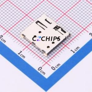 NANO-SIM-500A SIM Card Connector SMD Connector Self-Return Type Nano SIM Card Card Holder 1.37mm - Product Image 1