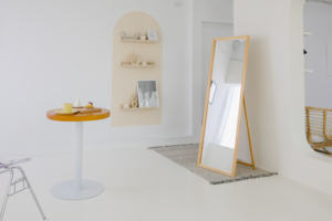 Manufacturers Direct Sales Modern Style Rectangle Floor <b>Mirror</b> High Quality Particle Board with <b>Paper</b> MR-12 - Product Image 4