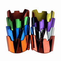 Visières de football chromées UV, miroir intégral, visière de rugby pleine taille, protection oculaire pour casques de football de collection