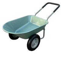 Chariot de jardin à brouette à 2 pneus Chariot utilitaire à usage intensif