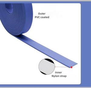 Özel su geçirmez anti-mantar PVC kaplı naylon Pet Pet güvenlik için tüy dekorasyon ile köpek göğüs tasması lüks hızlı bırakma - Product Image 4