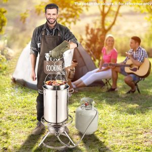 Estufa de Gas Portátil de un Solo Quemador para Acampar al Aire Libre, Cocina, Hogar, Mini Quemador de Gas de Acero Inoxidable, Llama Azul, Quemador de Gas Natural - Product Image 5