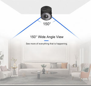 Mini caméra de Surveillance CCTV Audio bidirectionnel, Micro Wifi HD sans fil avec <span class=keywords><strong>support</strong></span> magnétique - Product Image 2
