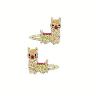 Horquillas de tela con purpurina brillante al por mayor con lentejuelas brillantes pinza de pelo de cola de sirena para niñas pequeñas accesorios de fiesta - Product Image 6