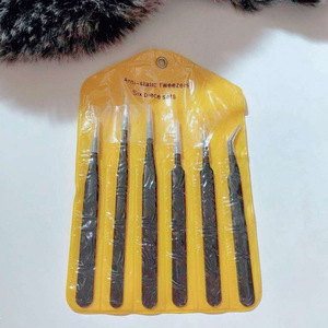 ชุดเครื่องมือป้องกันไฟฟ้าสถิตย์ 6 ชิ้น สำหรับถอดประกอบ ทำเล็บ และซ่อมอุปกรณ์อิเล็กทรอนิกส์ รวมถึงชุดแหนบขนาด 1.5 มม. - Product Image 1
