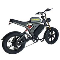 Vélo de montagne électrique sans balais 48V 1000W avec assistance au pédalage, vitesses variables, batterie au lithium, freins à disque tout-terrain intégrés