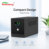 UPS Interactivo de Línea de 1200VA 720W, 230Vac 50Hz, AVR, Onda Sinusoidal Simulada, Batería Dual de 12V 7Ah para Computadora, Router, POS, CCTV, Respaldo