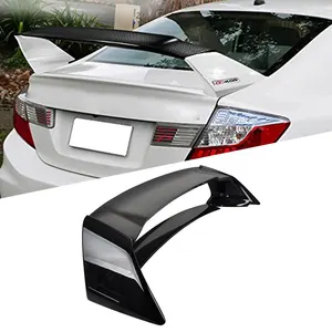 Hot Sale ABS Plastic carbon look 4 PCS Spoiler Rear Wing For HONDA 9th CIVIC 2012--2013