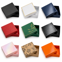 Boîte rigide en papier texturé personnalisé avec estampage à chaud doré, gaufrage, revêtement UV et doublure en éponge pour accessoires photo et emballage cadeau