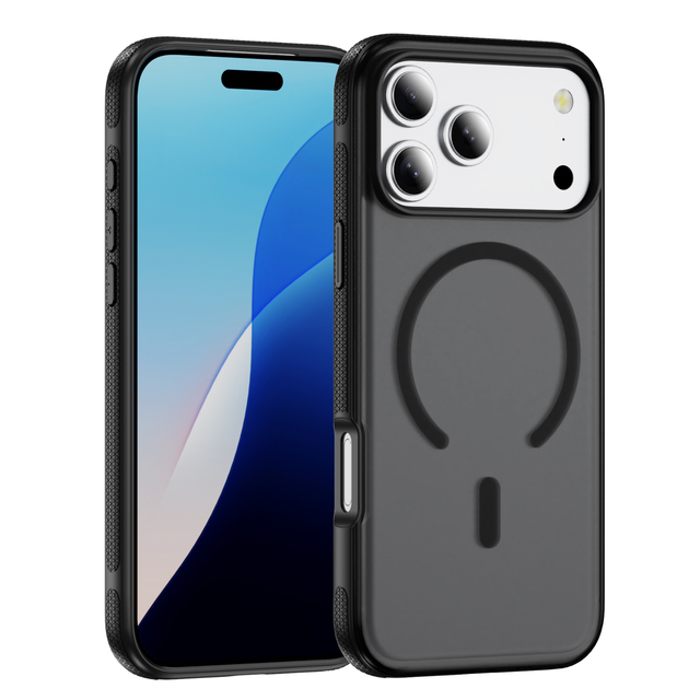 New Arrival Matte Armor Hybrid Shockproof Magnetic Wireless Charging Phone case for iphone 17 air 18 Pro Max 16 Plus 15 14 13