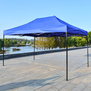 Tonnelle commerciale pliante télescopique à quatre pieds pour exposition, protection solaire, idéale pour les activités extérieures - Product Image 4