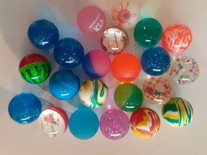 Bouncy bóng gumball/viên nang đồ chơi bóng nhựa với đồng xu và mã thông báo hệ thống thanh toán - Product Image 5