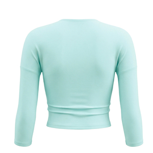 Viviblook Y26TP236 Top Corto Casual de Verano para Mujer, Sexy, Cuello Bajo, Color Sólido, Manga Tres Cuartos, Ajustado - Product Image 5