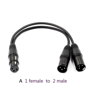Offre Spéciale 0.3m Câble <span class=keywords><strong>XLR</strong></span> Mâle à <span class=keywords><strong>Femelle</strong></span> Audio équilibrée <span class=keywords><strong>Micro</strong></span> tuning line 1 point 2 fils - Product Image 2
