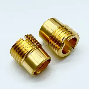 OEM Brass turning external Thread Connector thread pipe spacer fitting screw headless through hole screws