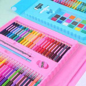 X919-1 Jouets éducatifs DIY 208 pièces, kit de dessin coloré en plastique avec couleurs, fournitures scolaires - Product Image 4