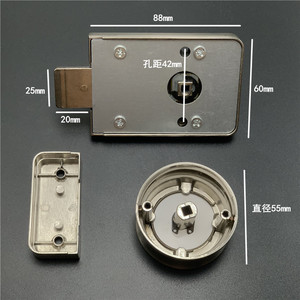 MICO Thickened Public <b>Toilet</b> Separator Hardware <b>Accessories</b> with Handles Indicator Locks - Product Image 5