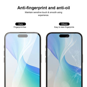 Protection d'écran en verre trempé HD 2.5D transparente personnalisée en gros pour iPhone 16 17 Series, sans bulles, anti-traces de doigts, résistante aux rayures - Product Image 4