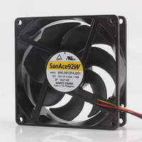 Ventilateur de refroidissement d'origine Sanyo 5V 24V 48V DC 12V 0.42A EC AC 9225 92X92X25MM 9CM longue durée de vie étanche 4 fils 9WL0912P4J001
