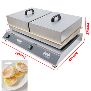 Crêpes et crêpes commerciales Souffle Pancake Maker Machine à souffler électrique à gaz avec plaque de cuivre antiadhésive - Product Image 5