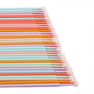 100Pcs Disposable <b>Micro</b> Brushes Individual Applicators for Eyelash <b>Extension</b> Cleanser - Product Image 5