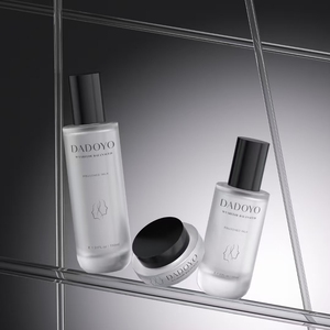 Emballage de soins de la peau en <span class=keywords><strong>verre</strong></span> dépoli bleu mignon bébé 30ml 1.7oz Lotion pompe bouteille <span class=keywords><strong>verre</strong></span> bouteille ronde ensembles avec pompes pour cosmétique - Product Image 6