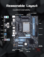 Carte mère de jeu HUANANZHI H610M PRO compatible avec les processeurs de plateforme LGA1700 de 12e/13e/14e génération