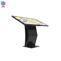Kios Iklan Digital LCD Pintar dengan Layar Sentuh Interaktif 4K Tipe K untuk Layanan Mandiri