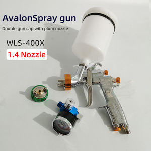 Taiwan Avalon WLS-400X HVLP aérographe Double bénitier <span class=keywords><strong>vernis</strong></span> couleur pistolet de pulvérisation peinture de voiture calibre 1.4 finition par pulvérisation industrielle - Product Image 5