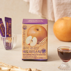 Palitos de jarabe de pera y raíz de flor de campana pura coreana 10g x 30ea Easy Pedoraji Cheong Stick Golden Ratio Herbal - Product Image 2