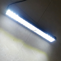 Barre lumineuse LED pour camion 120W 40 LED 3030 double rangée blanc 6000K 21 pouces, lampe de conduite LED pour tracteur 4x4, éclairage de travail tout-terrain