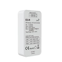 Contrôleur LED 3-en-1 Skydance E3-R 5-24VDC avec détecteur de mouvement PIR, variateur et télécommande RF pour bande LED CCT RGB