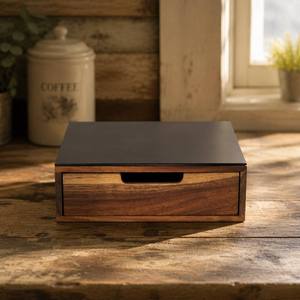 Cajón de Almacenamiento para Cápsulas de Café de Bambú, Cajón para Cápsulas de Café K-Cup para la Barra de Café o la Encimera de la Cocina - Product Image 4