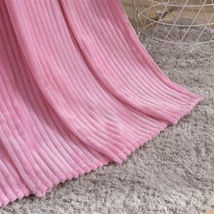 Thick Solid Color Cloud Mink Fleece <b>Knitted</b> Blanket Soft Flannel <b>Throw</b> for Yoga Home Decorative & Gift Use - Product Image 5