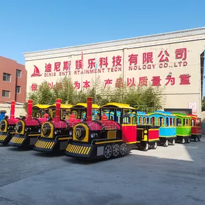 Nhà sản xuất chuyên nghiệp tùy chỉnh trackless Trains ngoài trời trong nhà sử dụng nhà trường trung tâm mua sắm vật liệu thép bền