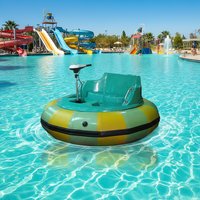Bateau tamponneur Meierya M-026 de haute qualité, en fibre de verre et matériau PE, gonflable, usage commercial, parc aquatique extérieur, capacité de 100 à 500 kg