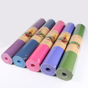 Chifory TPE écologique antidérapant 6mm d'épaisseur Logo personnalisé tapis de Yoga professionnel coloré - Product Image 6