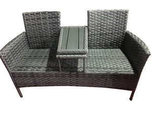 Popular Outdoor Table Chair <strong>Garden</strong> Furniture 2 Seater Rattan <strong>Garden</strong> <strong>Loveseat</strong> <strong>for</strong> Leisure - Product Image 4